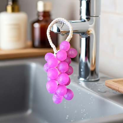 Σαπούνι Κρεμαστό Τύπου Σταφύλι 200gr - Αρωμα Grapes & Blueberry