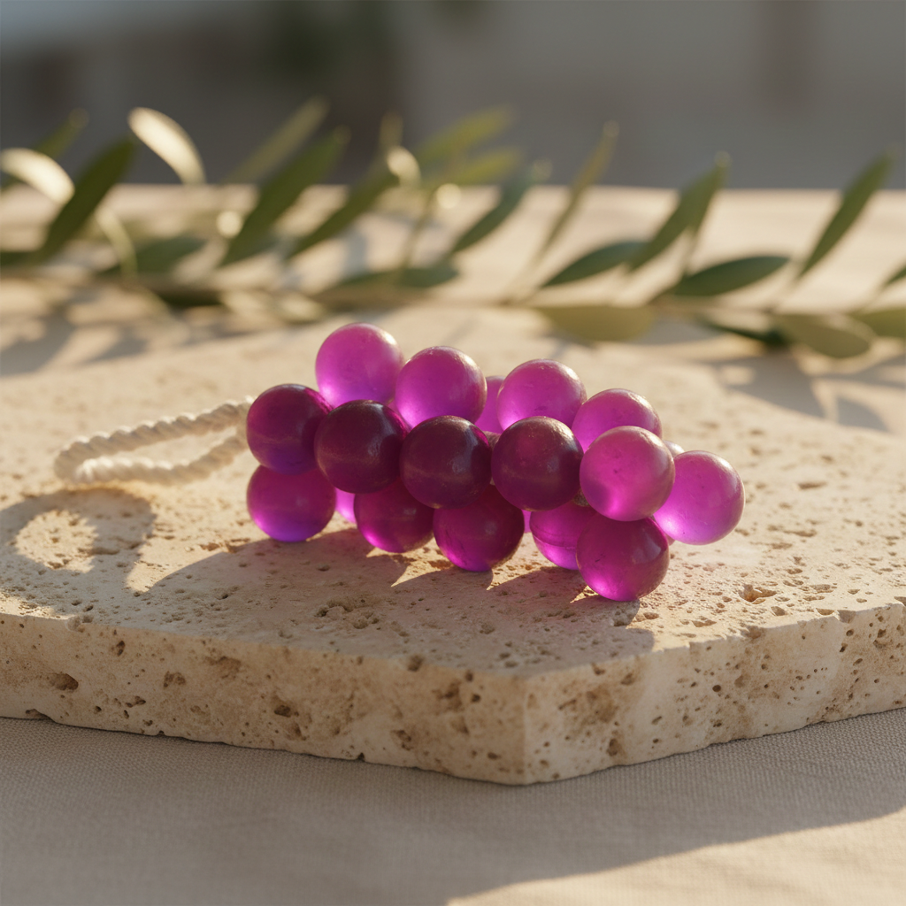 Σαπούνι Κρεμαστό Τύπου Σταφύλι 200gr - Αρωμα Grapes & Blueberry